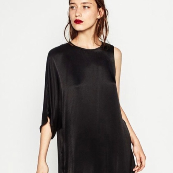 NWT ZARA The Asymmetric Dress - Picture 3 of 6